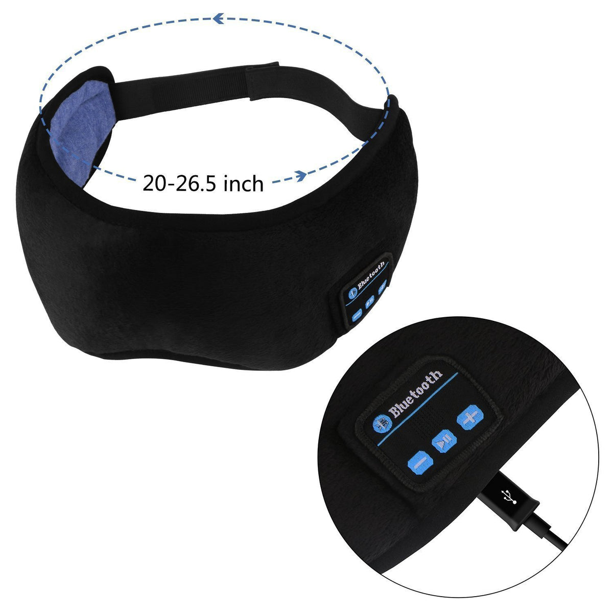 Bluetooth Sleeping Eye Mask Headphones, Sleeping Stereo Eye Shades Hea
