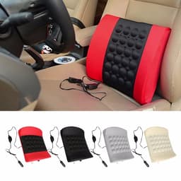 4 Colors Electric Massage Car Seat Soft Sponge Waist Support Pillow Bone Stimulate the Circulation of Blood Cushion Car Styling 1