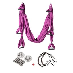 6 colors Outdoor Inversion Trapeze Anti-Gravity Aerial Traction Yoga Gym strap yoga Swing Set Strength Decompression Yoga Hammoc 2