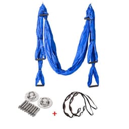 6 colors Outdoor Inversion Trapeze Anti-Gravity Aerial Traction Yoga Gym strap yoga Swing Set Strength Decompression Yoga Hammoc 4