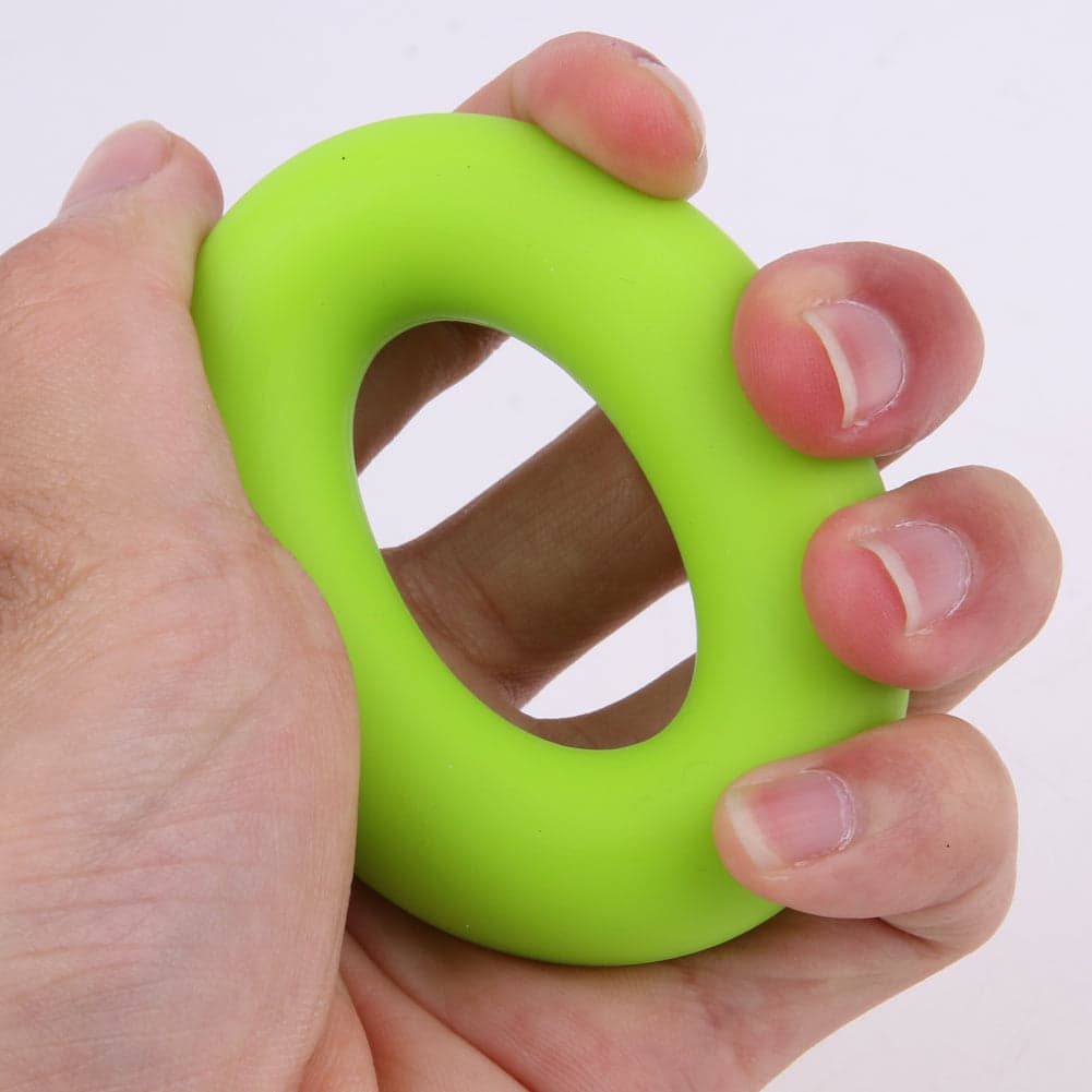 7cm Soft Power Finger Training Rubber Ring Exerciser For Finger Hand Simulator Muscle Strenth Trainer Stress Relief