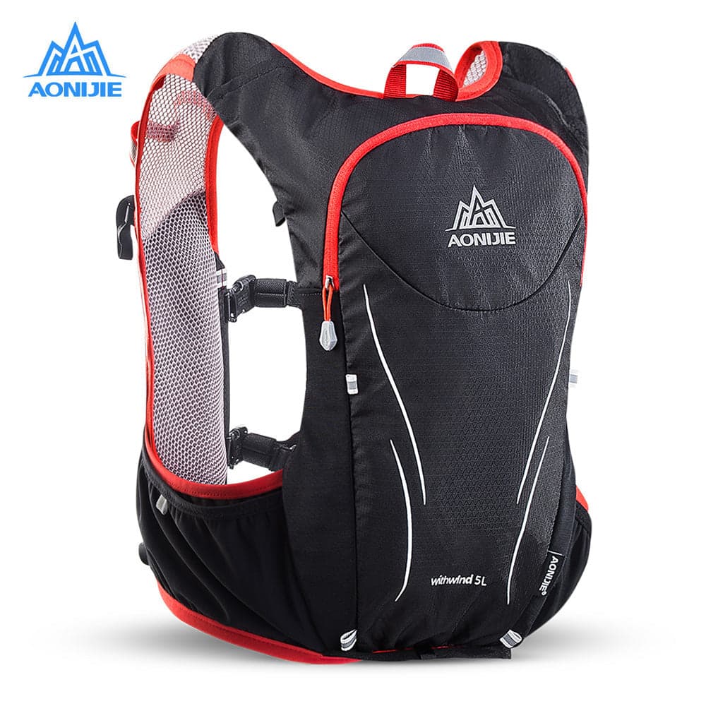 AONIJIE E906S 5L Upgraded Outdoor Running Bag Marathon Reflective Backpack Hydration Vest Pack