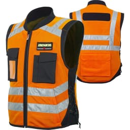 BENKIA Motorcycle Racing Reflective Vest Breathable Spring Summer Motorcycle Touring Night Riding Jacket 2