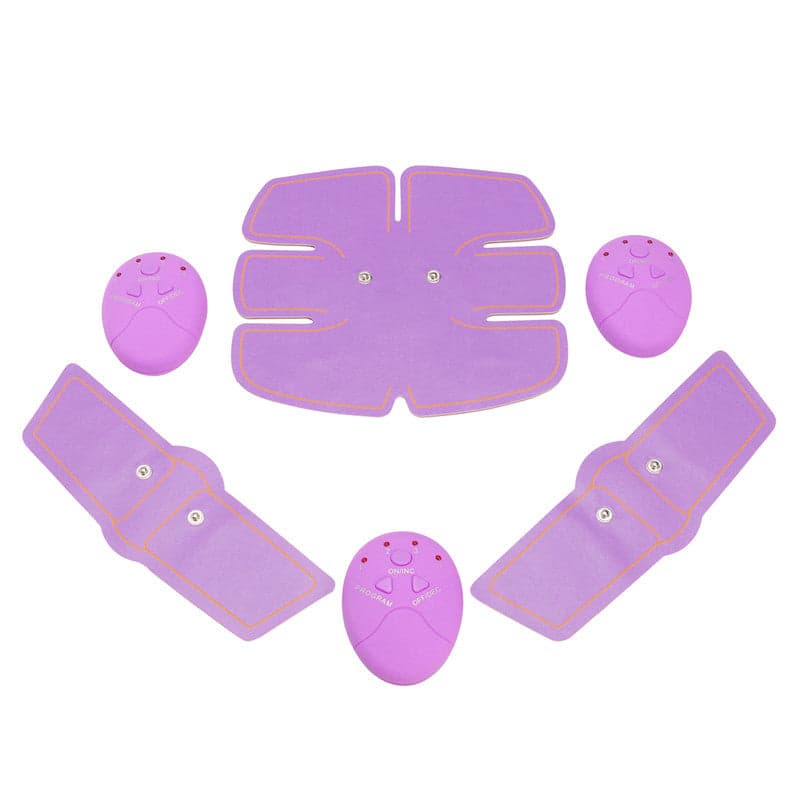 Best Deal Abdominal Muscle Stimulator Toner Body Toning Fitness Training Gear Body Slimming Training Tools Body Massager Purple