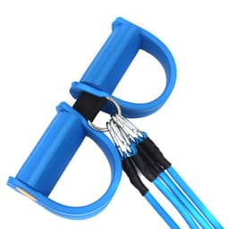 Chest Expander & Leg Pull Up Exerciser / Feet Pedal Bodybuilding Expander with Adjustable 4 Resistance Bands 6