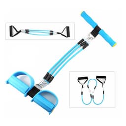 Chest Expander & Leg Pull Up Exerciser / Feet Pedal Bodybuilding Expander with Adjustable 4 Resistance Bands 7