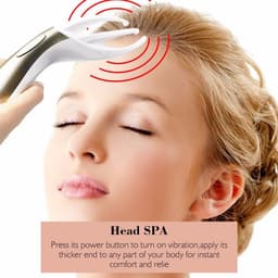 Electric Head Massager Scalp Vibrating Therapeutic Massage Comb Neck Massage Tool Handheld Headache Relief Comb for Men Women Health Care Electronic Head Spa Vibration 8