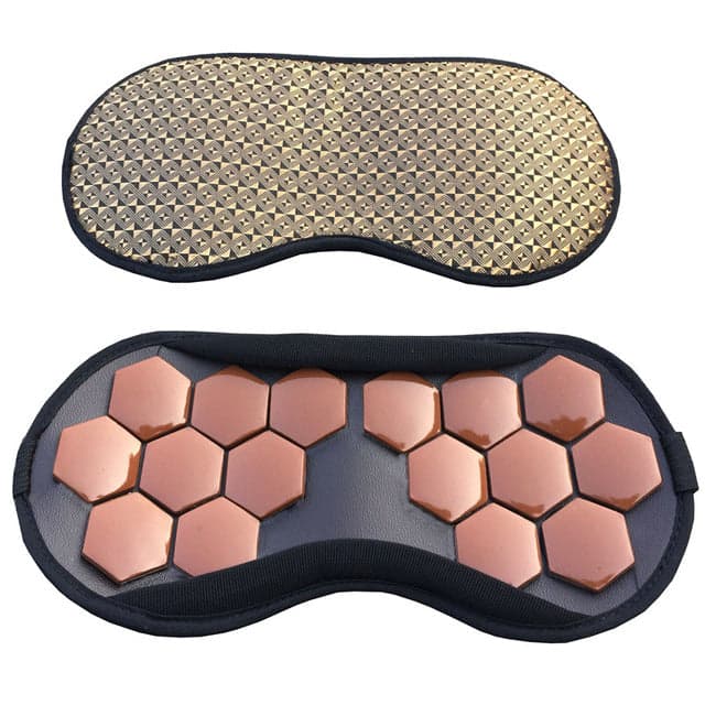 Eye Care Massage Tourmaline Magnetic Therapy Anti-Fatigue Eye Massager Sleep/Travel Eyepatch Mask Eyeshade Mask Blindfold
