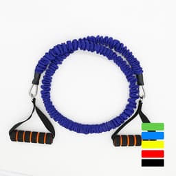 Fitness Chest Expander Pilates Resistance Bands Portable Puller Sports Exercise Muscle Training Rope Yoga Cable Tube 20 LB 1.2 m 5