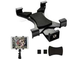 iPad Tripod Mount Adapter Universal Tablet Clamp Holder Fits Ipad, Ipad Air, Ipad Mini, Microsoft Surface, Nexus and Most Tablets, Use on Tripod, Monopod, Selfie Stick, Tabletop Tripod Stand Etc 1