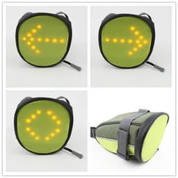 LED Turn Signal Bike Light in  Saddle Bag for Night Cycling Safety 1