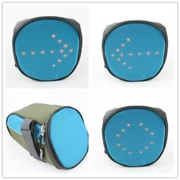 LED Turn Signal Bike Light in  Saddle Bag for Night Cycling Safety 2