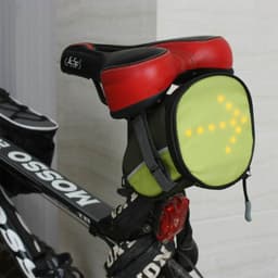 LED Turn Signal Bike Light in  Saddle Bag for Night Cycling Safety 5