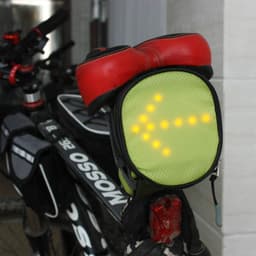 LED Turn Signal Bike Light in  Saddle Bag for Night Cycling Safety 6