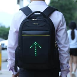 LED Turn Signal Light Reflective Laptop Backpack / Travel / Business / School Bag 20 Liter for Night Cycling Motorcycling Safety 1