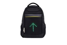 LED Turn Signal Light Reflective Laptop Backpack / Travel / Business / School Bag 20 Liter for Night Cycling Motorcycling Safety 4