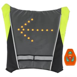 LED Turn Signal Light Reflective Vest  - Widget of Backpack for Night Cycling Motorcycle Safety 2