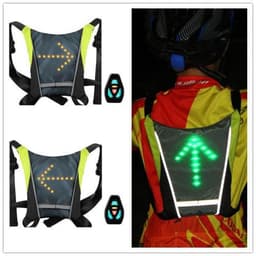 LED Turn Signal Light Reflective Vest Sport Outdoor Waterproof for Night Cycling Running MotorcycleSafety 2