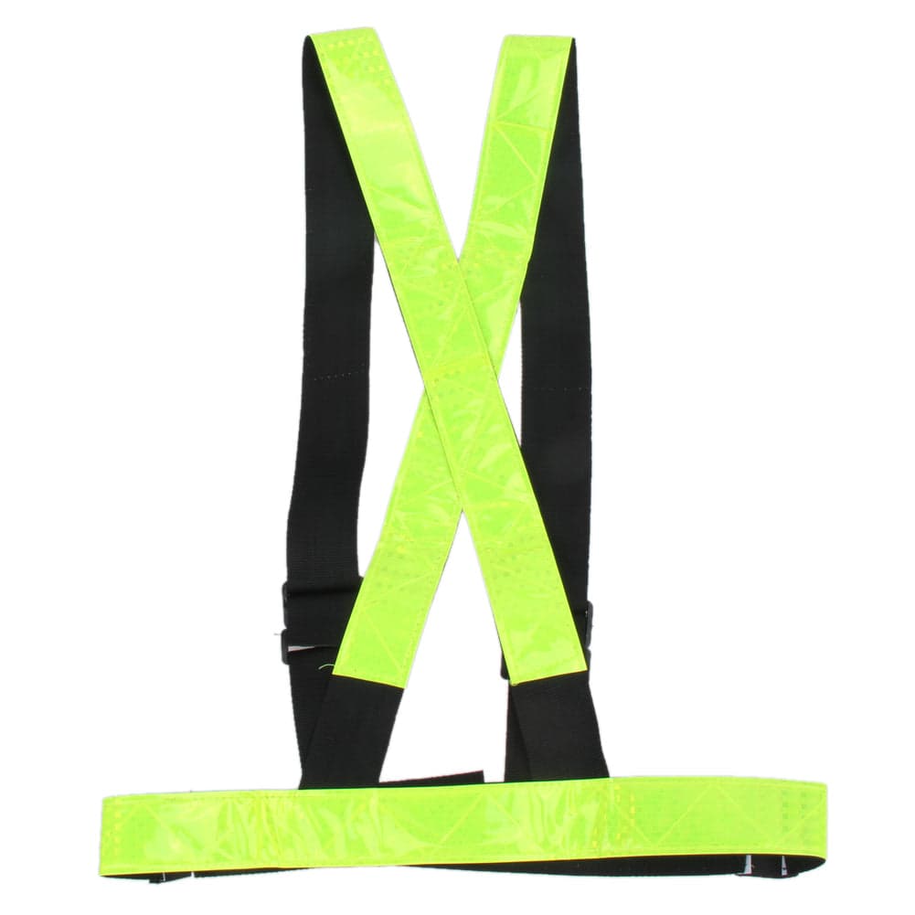 Multi Adjustable Outdoor Unisex Safety High Visibility Day and Night Reflection Vest Gear Stripe Running Reflective Cycling Vest
