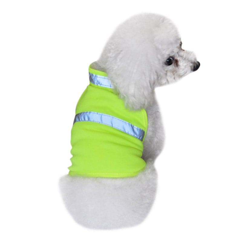 Pets Fluorescent Security Dog Reflective Waterproof Vest Clothes Safety Luminous Pet Clothing