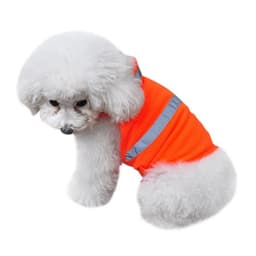 Pets Fluorescent Security Dog Reflective Waterproof Vest Clothes Safety Luminous Pet Clothing 2