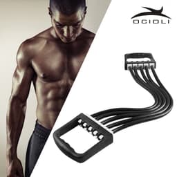 Portable Indoor sports Supply Chest Expander Puller Exercise Fitness Resistance Elastic Cable Rope Tube Yoga 5 Resistance Bands 1