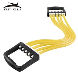Portable Indoor sports Supply Chest Expander Puller Exercise Fitness Resistance Elastic Cable Rope Tube Yoga 5 Resistance Bands 2