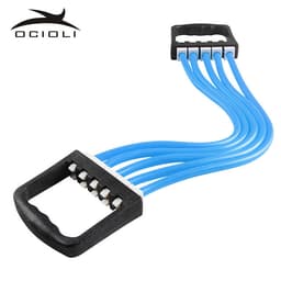 Portable Indoor sports Supply Chest Expander Puller Exercise Fitness Resistance Elastic Cable Rope Tube Yoga 5 Resistance Bands 4