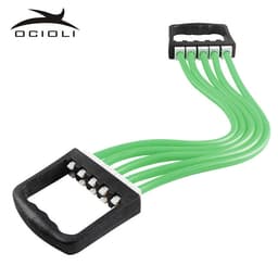Portable Indoor sports Supply Chest Expander Puller Exercise Fitness Resistance Elastic Cable Rope Tube Yoga 5 Resistance Bands 6
