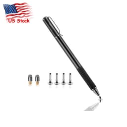 Universal Stylus[2-in-1] Stylus Pen Touch Screen Pens for All Touch Screens Cell phones Tablets Laptops with 6 Replacement Tips(4 Discs 2 Fiber Tips Included) 1