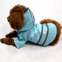 Waterproof Reflective Safety Vest Pet Dog Clothes For Small Dog Raincoat Hoodies Rain Chihuahua Pet Apparel Dog Clothing 9BY40 2