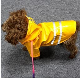 Waterproof Reflective Safety Vest Pet Dog Clothes For Small Dog Raincoat Hoodies Rain Chihuahua Pet Apparel Dog Clothing 9BY40 4