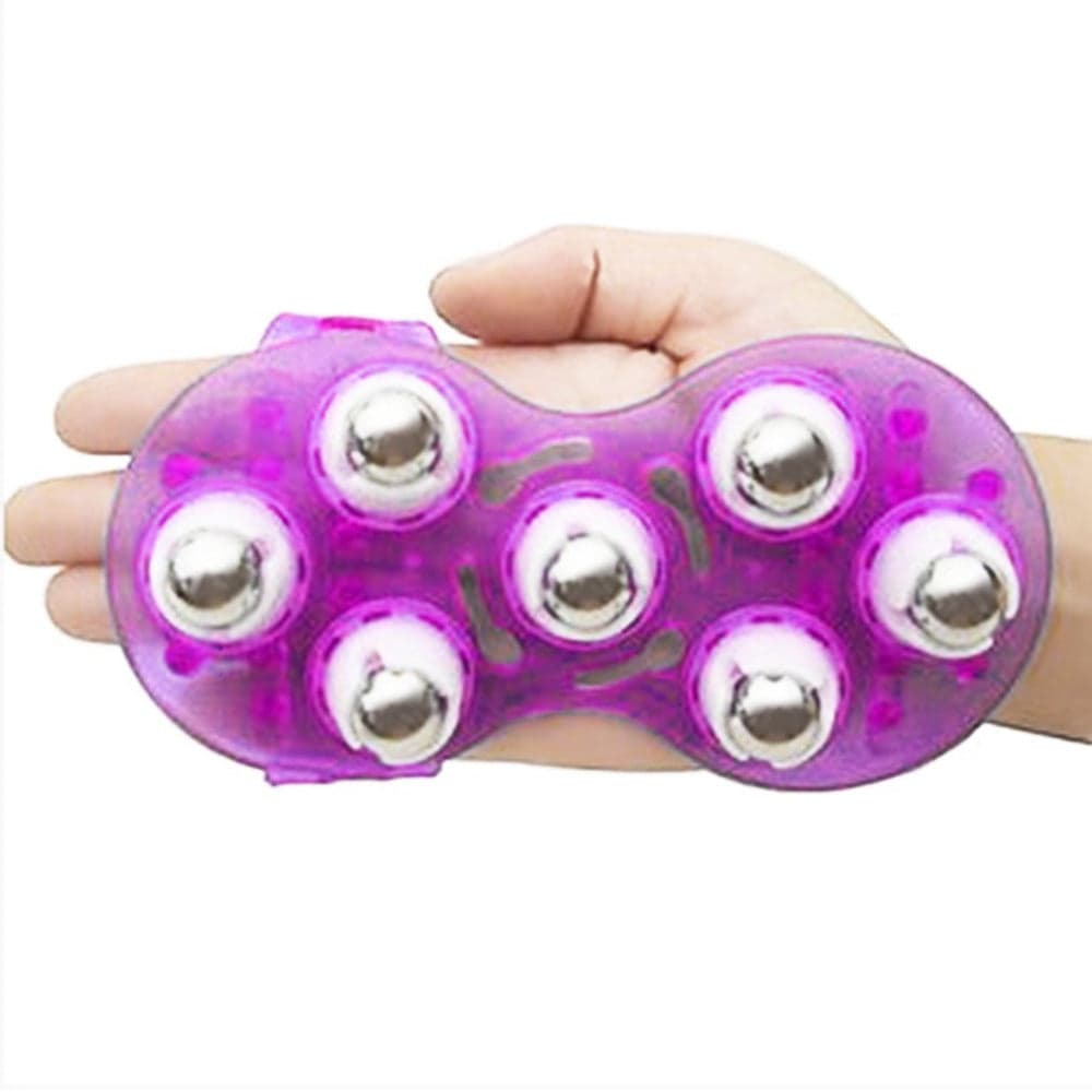 Small Body Massager With 7 Roller Balls Muscle Pain Relief Relax Massager Tool Neck Leg Back Massager Body Health Care new