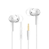 Wired Earbuds with Microphone,Noise Isolating in-Ear Headphones, 3.5mm Earphones Compatible with iPhone, iPad, MP3, Laptop, Computer etc.