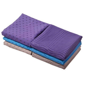 Double Sided Silicone Yoga Mat Towel
