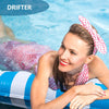 Water Swimming Pool Float Hammock,Pool Float Lounger,Water Hammock Lounger,Comfortable Inflatable Swimming Pools Lounger, for Adults Vacation Fun and Rest Blue