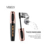 Voluminous Magic Mascara Waterproof Dense Long Curl Silica gel brush head 4D Mascara