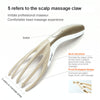 Electric Head Massager Scalp Vibrating Therapeutic Massage Comb Neck Massage Tool Handheld Headache Relief Comb for Men Women Health Care Electronic Head Spa Vibration