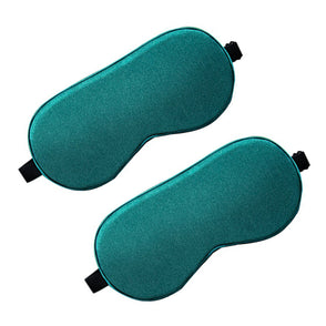 2 Pack Sleep Eye Mask , Super-Smooth & Soft Eye Mask with Adjustable Strap, Blindfold, Perfect Blocks Light, Pressure Free for A Full Night's Sleep