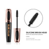 Voluminous Magic Mascara Waterproof Dense Long Curl Silica gel brush head 4D Mascara