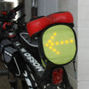 LED Turn Signal Bike Light in  Saddle Bag for Night Cycling Safety