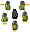 Turn Signal Light LED Reflective Sport Backpack 18 Liter Waterproof for Night Cycling Safety Outdoor …