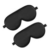 2 Pack Sleep Eye Mask , Super-Smooth & Soft Eye Mask with Adjustable Strap, Blindfold, Perfect Blocks Light, Pressure Free for A Full Night's Sleep