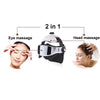Electric Head Massage Helmet Head and Eye Massager with Air Pressure, Vibration, Hot Compress, Music Multi-function for Relieve Brain and Eye Fatigue,Pains