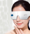 USB Heated Eye Mask- Rechargeable Eye Massager Wireless Bluetooth Music - Hot Compress Eye Mask 180° Foldable Adjustable Strap 3 Modes Eye Care Stress Relief Anti Eye Aging