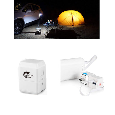 Rechargeable LED Camping Light, Emergency Signal Mini Waterproof Portable Bulb for Hiking Fishing Camping Household Car Repairing