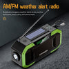Hand Crank Radio with Bluetooth Speaker – Multifunctional Emergency Radio with Solar Panel,Flashlight,AM,FM – NOAA Weather Radio with 5000mAh Battery – IPX5 Waterproof Crank Radio for Camping, Outdoor