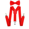 Kids Adjustable Suspender Bowtie Sets With Bow Ties For Boys And Girls