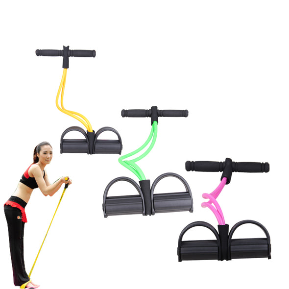 Brand New Fitness Gear Rubber Leg Pull Exerciser Chest Expander Leg Exerciser Resistance Bands for Home Gym Workout