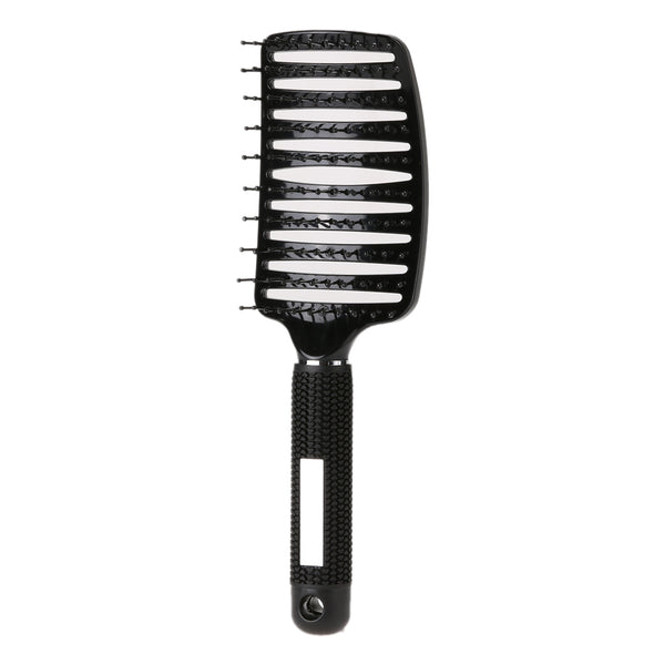 Hair Scalp Massage Comb Hairbrush Curved Professional Hair Comb Hair Brush for Salon Hairdressing Styling Tools Random Color
